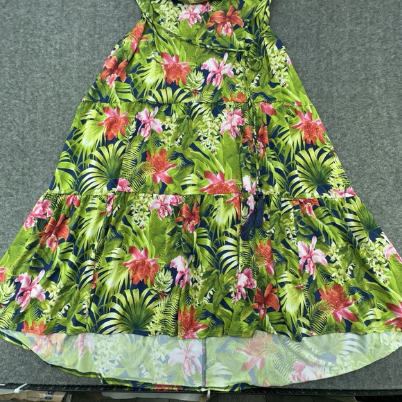 NWT Tommy‎ Bahama Paradise Perfect Midi Dress Maui Garden Navy Size Small - Picture 5 of 8